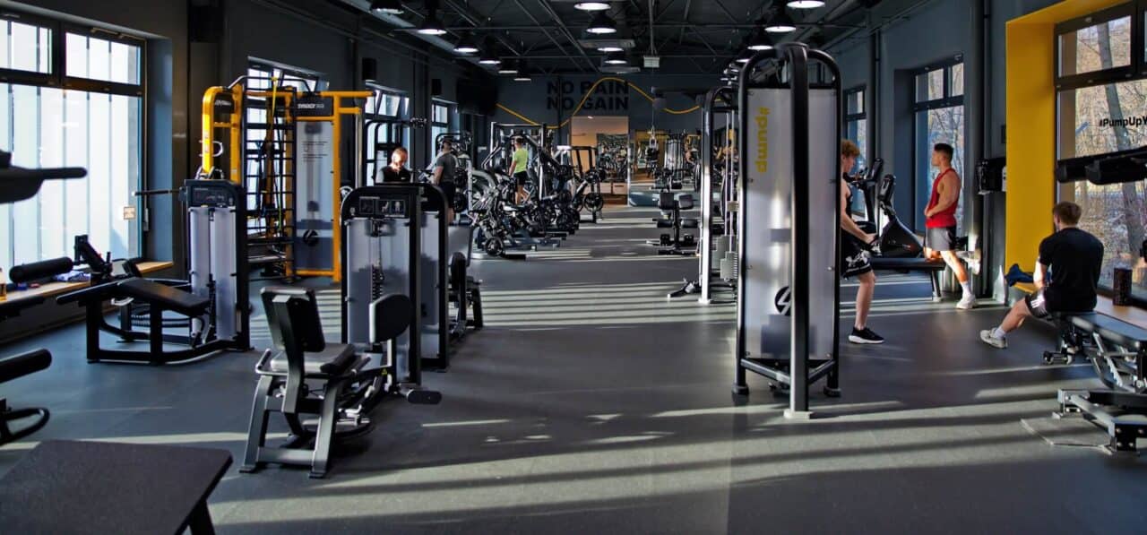 podlaha do fitness centrum pump