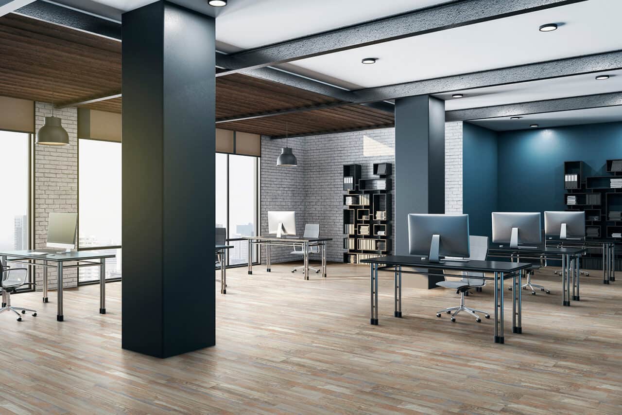odolné moderné pvc podlahy do kancelárie Gerflor, Nerok 55