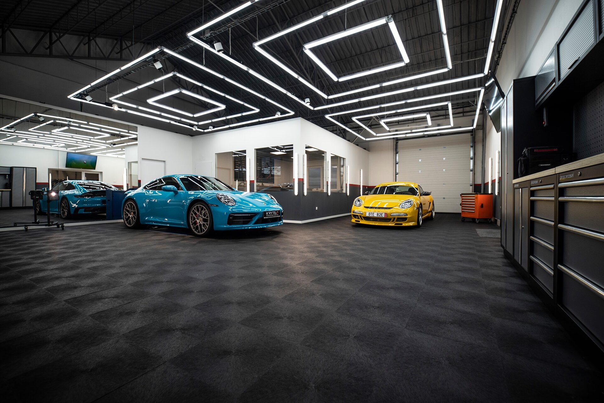 záťažové dielce Fortelock Invisible, pvc podlaha do garáže