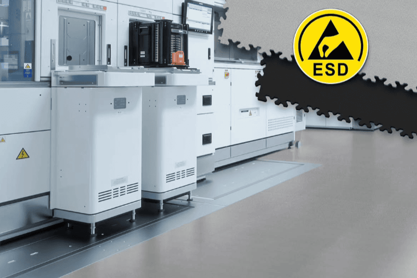 vodivá záťažová podlaha, Fortelock ESD dielce